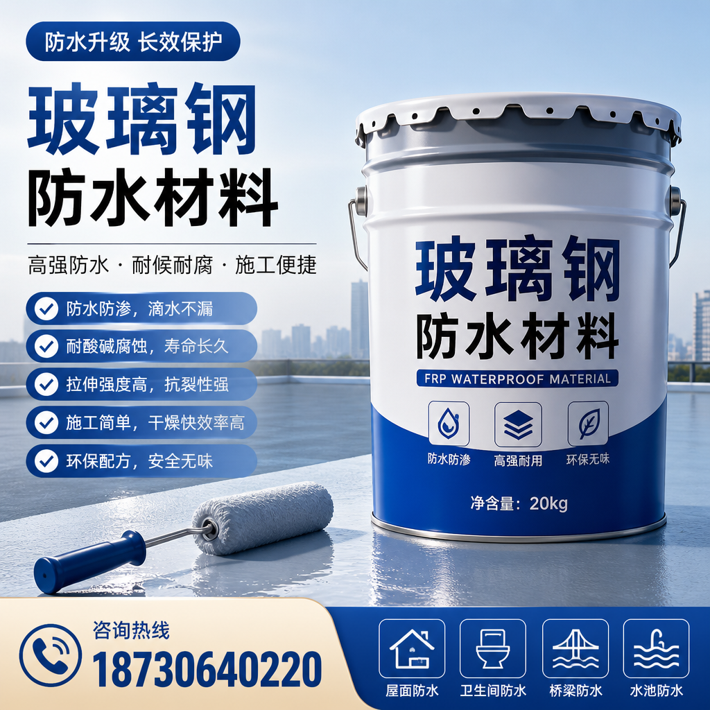 专家解析:玻璃钢防水材料的市场前景分析在 石河子